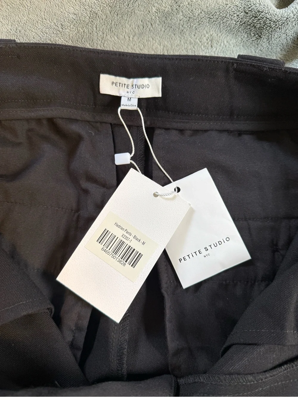 PETITE STUDIO: Black Pants - Picture 5 of 8